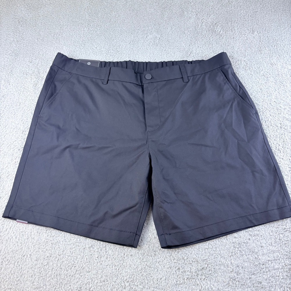 Weatherproof Grant Tech Short Mens 42 Black Moisture Wicking Stretch UPF 50+ NEW